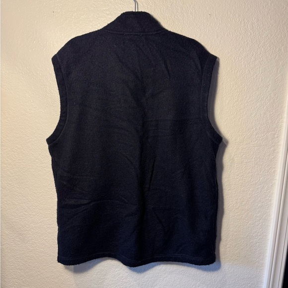 Smartwool Men’s Black Wool Blend Zip Front Warm Vest with Pockets Size XL - Picture 6 of 6